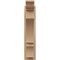 Ekena Millwork 5 1/2-in W x 14-in D x 26-in H Balboa Trad Rough Cedar Woodgrain TimberThane Outlooker, Primed Tan OUTUR055X14X26BOA04RCPR - alternate 2